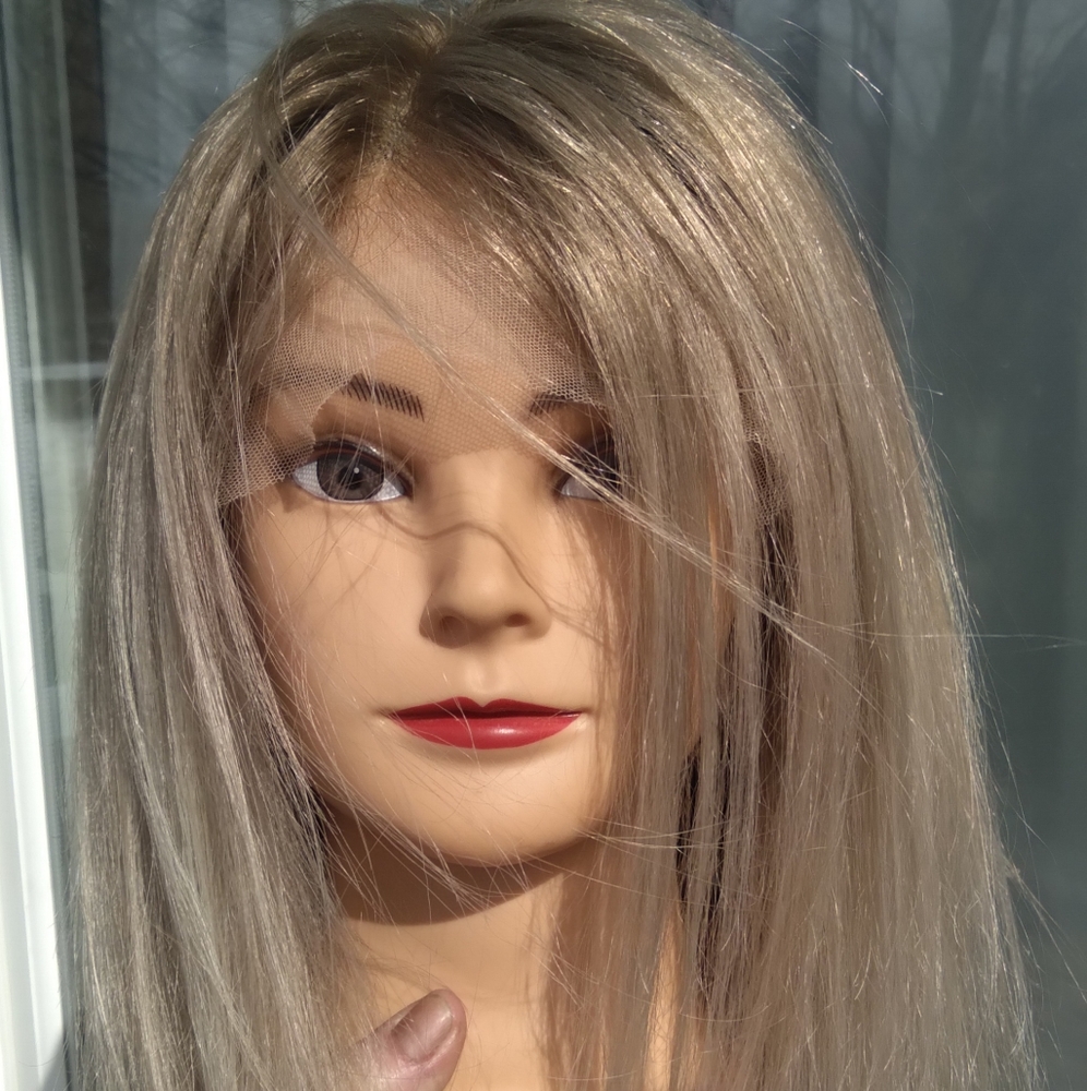 Human hair lace front wig new